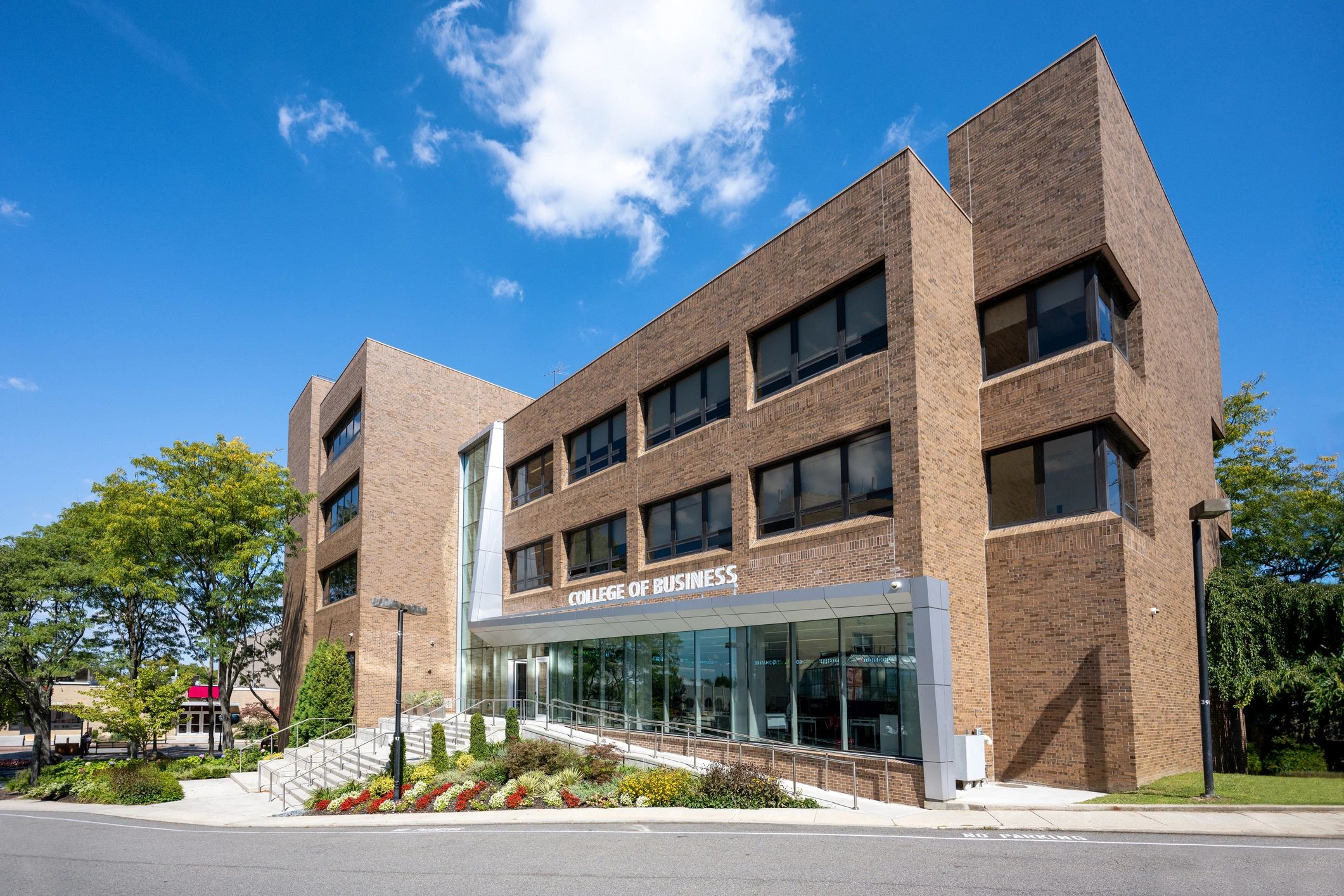 Municipal building exterior representing local jurisdiction offices